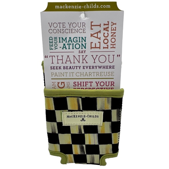 New MACKENZIE-CHILDS Courtly Check Cozies Set of 2 - Picture 2 of 5